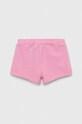 Dětské bavlněné šortky Guess K3GD11.KA6R3.PPYX růžová SS23