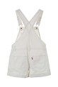 Детски дънков къс панталон Levi's 4EH030 бял SS24