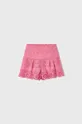 розовый Детские хлопковые шорты Mayoral Для девочек