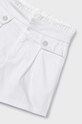 Dziewczynka Mayoral szorty dziecięce 3207.6F.MINI.PPYX biały