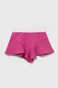 ružová Detské krátke nohavice United Colors of Benetton Dievčenský