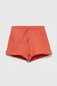 narančasta Dječje pamučne kratke hlače United Colors of Benetton Za djevojčice