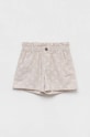 Παιδικό λινό σορτς United Colors of Benetton εμπριμέ μπεζ 44JRG9010.P.SEASONAL