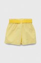 Παιδικό βαμβακερό σορτς United Colors of Benetton 47KTG9017.P.SEASONAL κίτρινο SS23