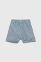 Kratke pamučne hlače za bebe United Colors of Benetton plava