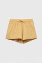 United Colors of Benetton pantaloni scurți din bumbac pentru bebeluși casual bej 47YZA900D.W.SEASONAL