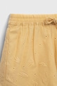 Дівчинка Бавовняні дитячі шорти United Colors of Benetton 47YZA900D.W.SEASONAL бежевий