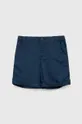 mornarsko modra Otroške lanene kratke hlače United Colors of Benetton Dekliški