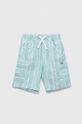 Dječje pamučne kratke hlače United Colors of Benetton casual tirkizna 4JKCC901U.G.SEASONAL