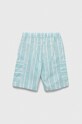 Дитячі бавовняні шорти United Colors of Benetton 4JKCC901U.G.SEASONAL бірюзовий SS23