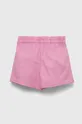 Детские джинсовые шорты United Colors of Benetton розовый