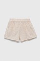 United Colors of Benetton baba pamut rövidnadrág mintás bézs 4UHNA900G.W.SEASONAL