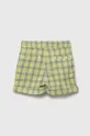 United Colors of Benetton shorts in lino bambino/a verde