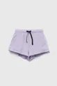 фиолетовой Детские хлопковые шорты Sisley Для девочек