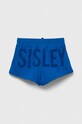 Sisley szorty bawełniane dziecięce 3096X900E.G.SEASONAL granatowy SS23