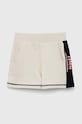 Sisley szorty bawełniane dziecięce 3J68X900C.G.SEASONAL beżowy SS23