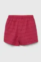 Otroške bombažne kratke hlače Sisley roza