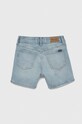 Detské rifľové krátke nohavice Abercrombie & Fitch KI249.3031 modrá SS23