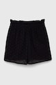 Dziewczynka Birba&Trybeyond szorty bawełniane dziecięce 999.61475.00 czarny