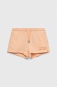Calvin Klein Jeans szorty bawełniane dziecięce IG0IG01984.PPYX pomarańczowy SS23