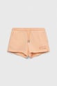 Calvin Klein Jeans szorty bawełniane dziecięce IG0IG01984.PPYX pomarańczowy SS23