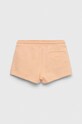 Dziewczynka Calvin Klein Jeans szorty bawełniane dziecięce IG0IG01984.PPYX pomarańczowy