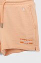 Calvin Klein Jeans szorty bawełniane dziecięce pomarańczowy IG0IG01984.PPYX