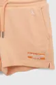 πορτοκαλί Παιδικό βαμβακερό σορτς Calvin Klein Jeans