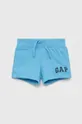 блакитний Дитячі шорти GAP Для дівчаток