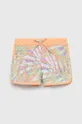 oranžna Otroške kratke hlače Columbia Sandy Shores Boardshort Dekliški
