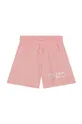 rózsaszín Kenzo Kids gyerek pamut rövidnadrág Lány