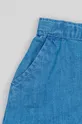 modra Otroške bombažne kratke hlače zippy