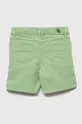 Detské krátke nohavice zippy zelená