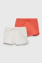 bela Otroške bombažne kratke hlače zippy 2-pack Dekliški