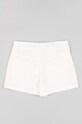 zippy pantaloni scurți din bumbac pentru copii ZKGAP0402.23019 alb SS23