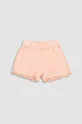 розовый Детские хлопковые шорты Coccodrillo Для девочек