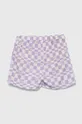 Detské krátke nohavice Roxy fialová