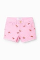 Detské krátke nohavice Desigual 23SGDD05 ružová SS23