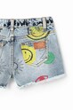 Otroške kratke hlače iz jeansa Desigual 23SGDD10