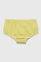 rumena Bombažne kratke hlače za dojenčke Jamiks Otroški