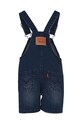Detské rifľové nohavice na traky Levi's 6EE584 tmavomodrá SS23