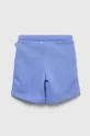 Otroške bombažne kratke hlače United Colors of Benetton vijolična