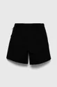 Otroške bombažne kratke hlače United Colors of Benetton črna