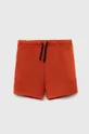 oranžna Bombažne kratke hlače United Colors of Benetton Otroški