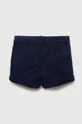 Dječje pamučne kratke hlače United Colors of Benetton mornarsko plava