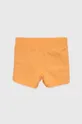 Detské bavlnené šortky GAP oranžová