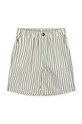 Liewood pantaloni scurți din bumbac pentru copii Monori LW17241 verde SS23
