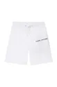 bijela Dječje pamučne kratke hlače Marc Jacobs Dječji