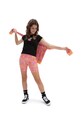 Vans szorty dziecięce ROSE CAMO PRINT LEGGING CYCLAMEN z elastanem pomarańczowy VN00073ZBLH1