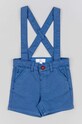 Детские хлопковые шорты zippy casual голубой ZBBAP0402.23019